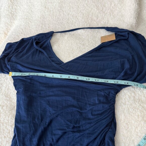 River & Sky Modal Tencel Chloe Top In Deep Blue, Size S - Picture 8 of 10